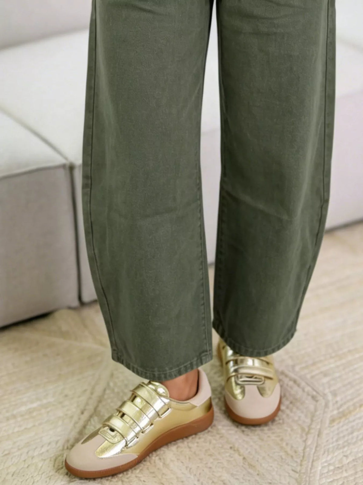 Wide-leg Jeans Front Patch Pockets (10)
