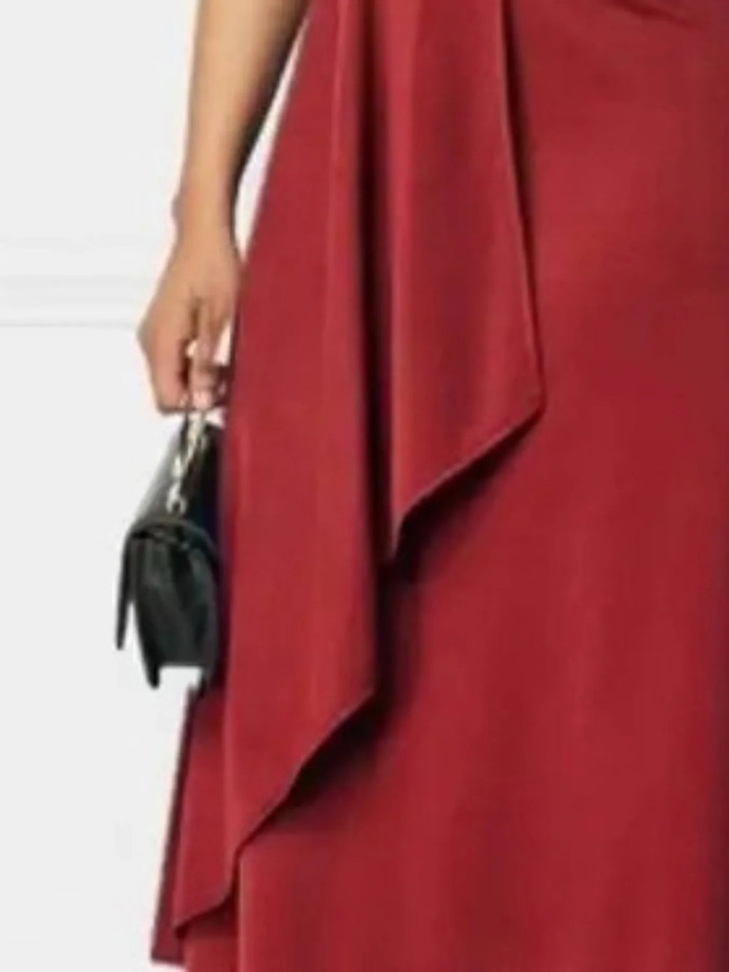 Short Sleeve Midi Wrap Dress Belt Detail (10)