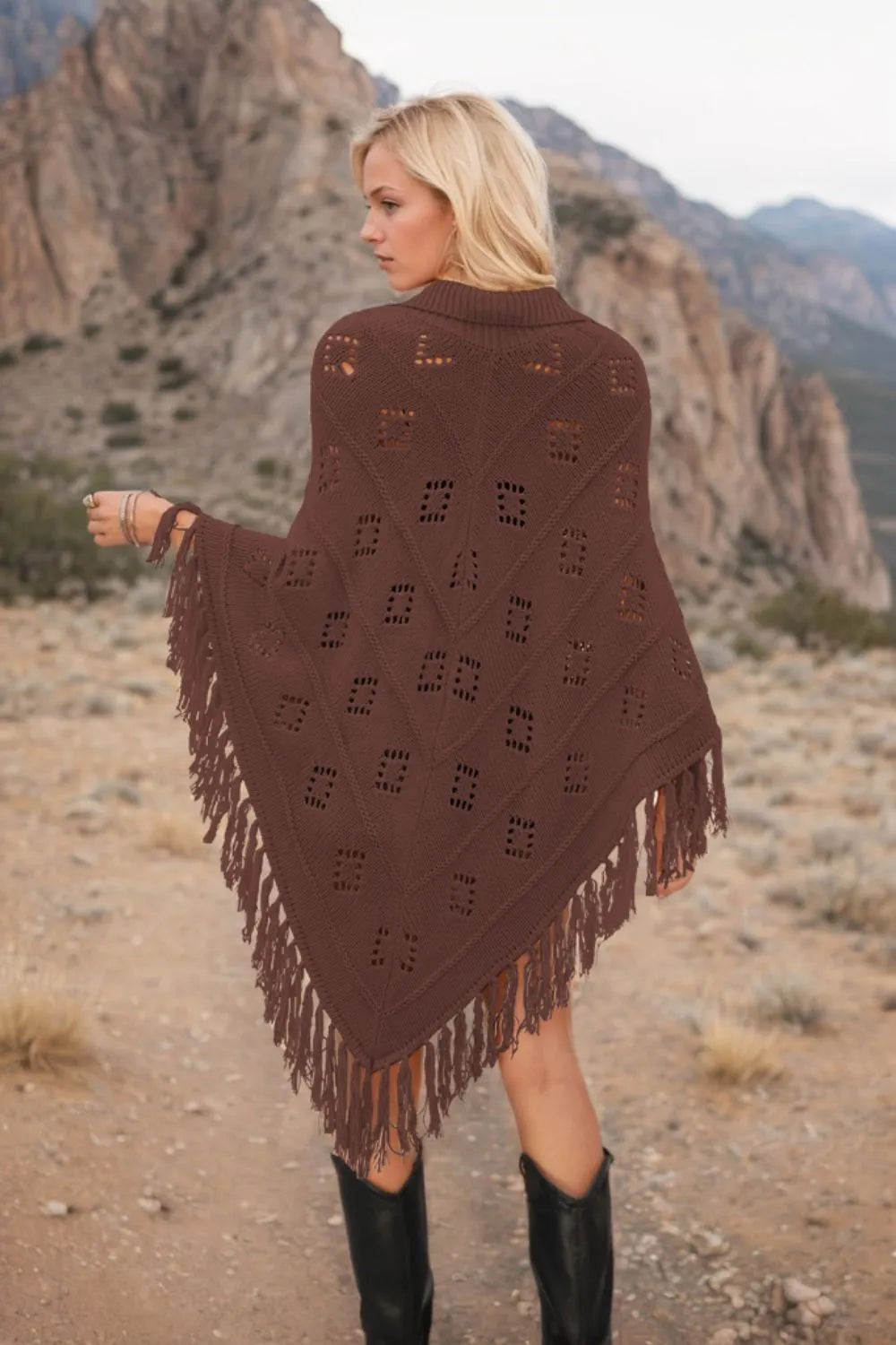 Tassel Hem Knit Cover Up (20)