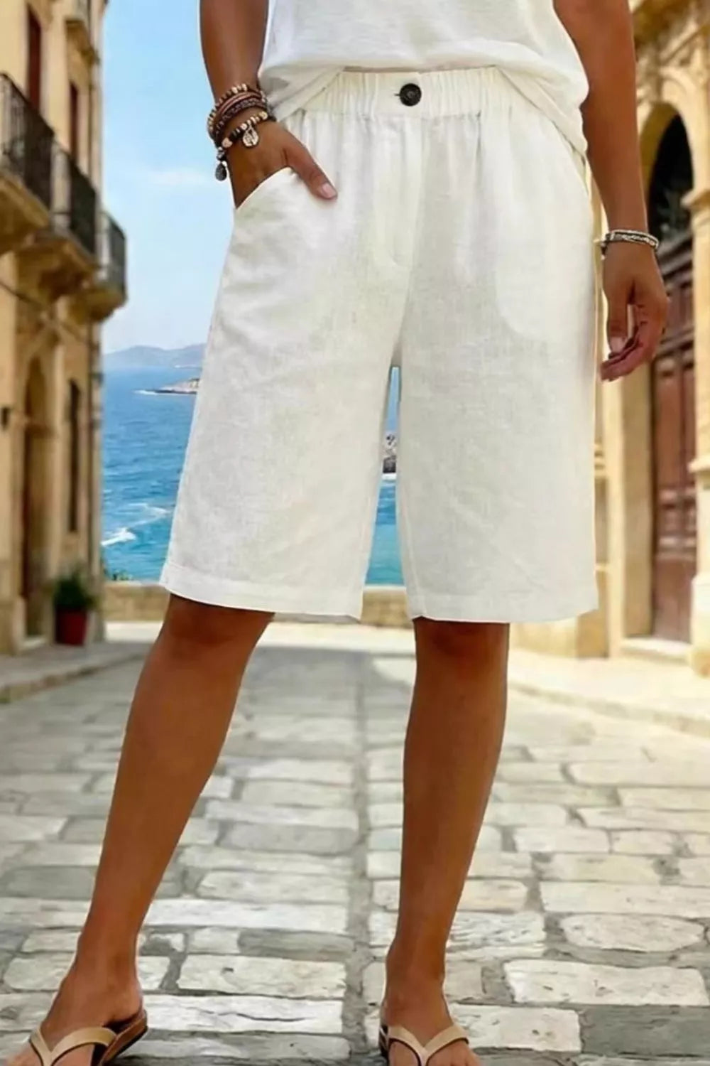 Elastic Waist Shorts (6)