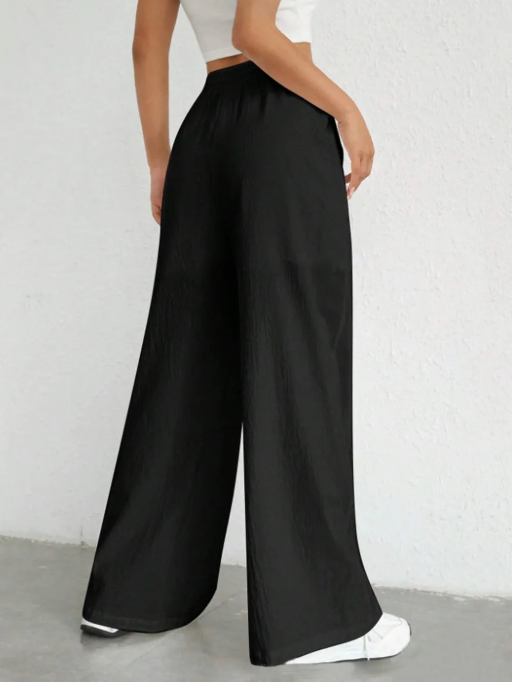 Drawstring Wide Leg Pants (9)