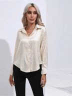 Leopard Collared Neck Long Sleeve Shirt (8)