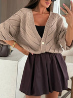 Openwork Long Sleeve Cardigan (5)