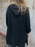 Full Size Open Front Drop Shoulder Hooded Cardigan Plus (13)