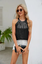 Sequin Grecian Neck Tank (11)