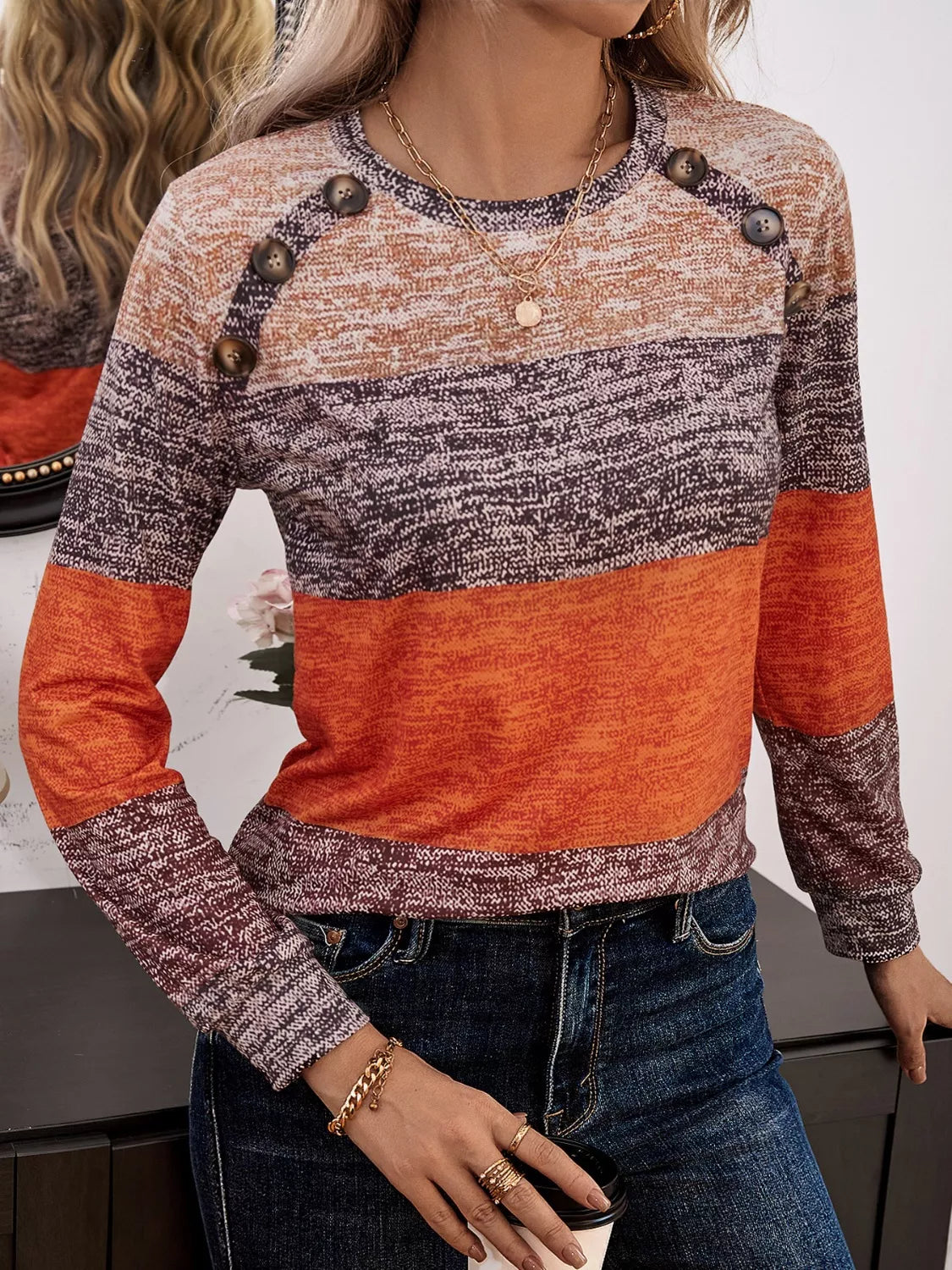 Block Long Sleeve T-shirt (2)