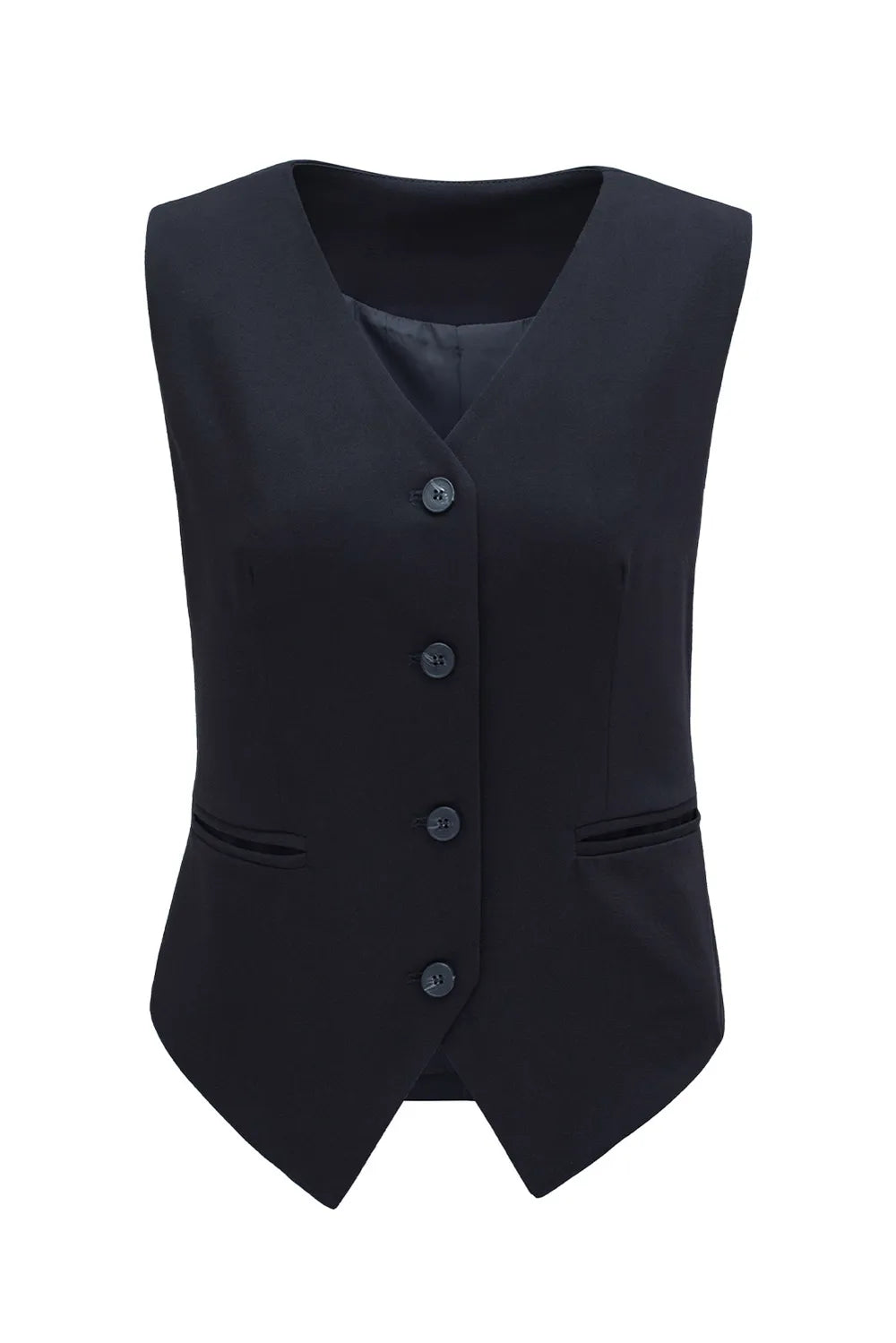 Pocketed Button Up Vest (6)