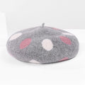 British Retro Polka Dot Woolen Hat variant CJMZ148704901AZ