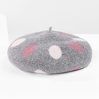 British Retro Polka Dot Woolen Hat variant CJMZ148704901AZ