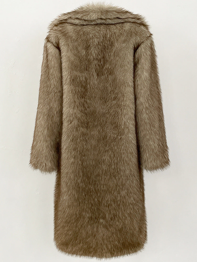 High-quality Artificial Fur Faux Fur Coat photo 2