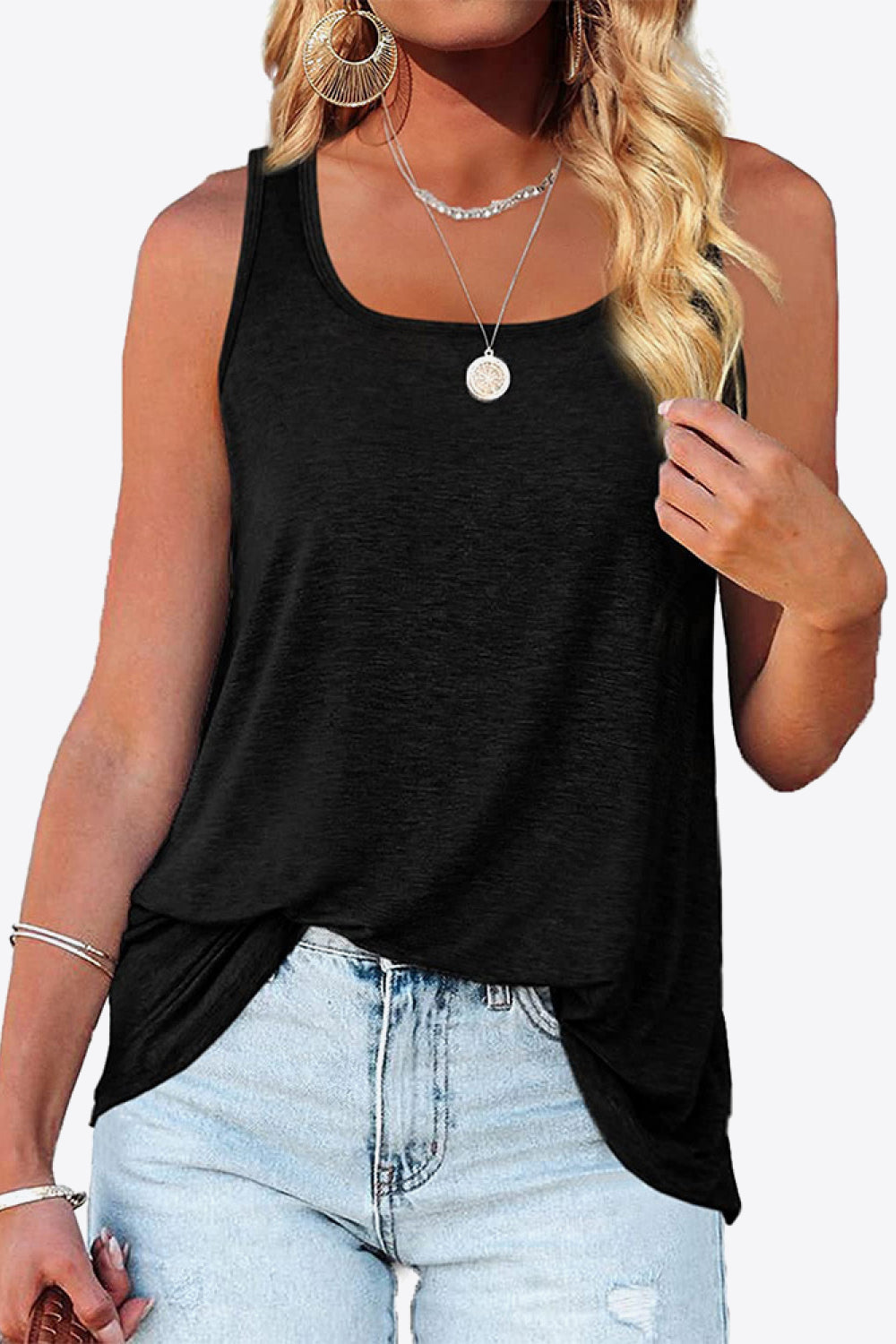 Curved Hem Square Neck Tank (19)