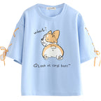 Cartoon Animal Print Short Sleeve photo 1
