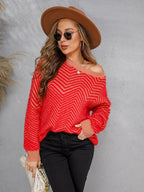 Round Neck Long Sleeve Sweater (8)