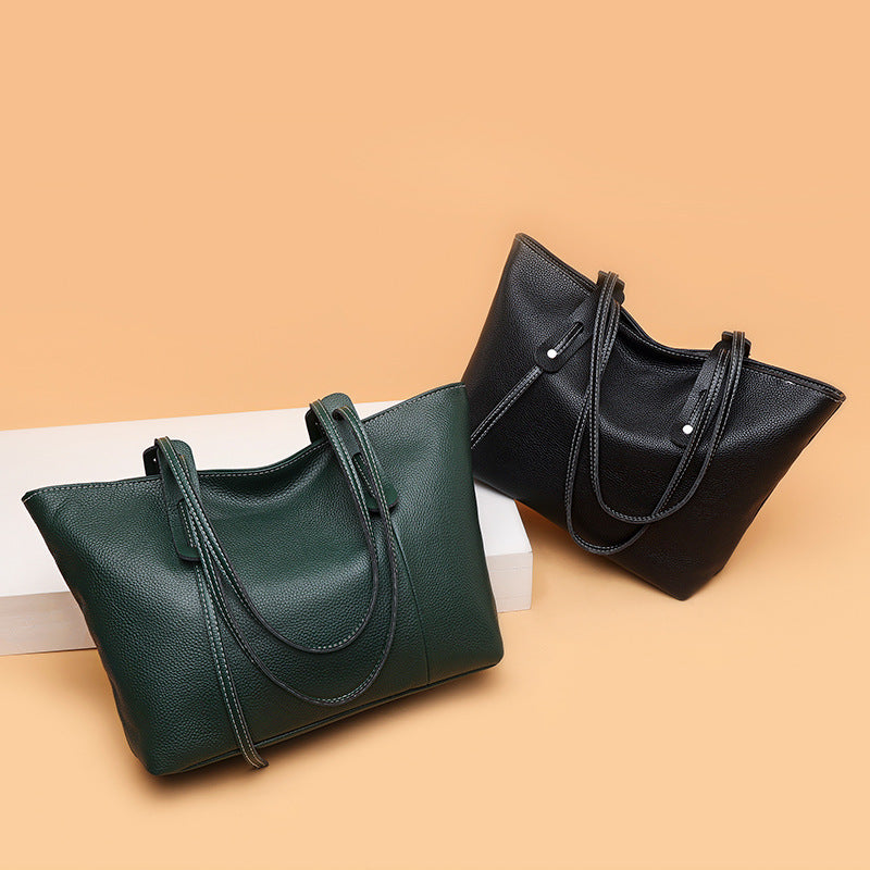 Casual Top Layer Cowhide Handbag photo 2