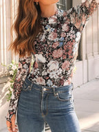 Mock Neck Long Sleeve Top (2)