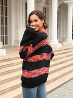 Striped Drop Shoulder Sweater (9)