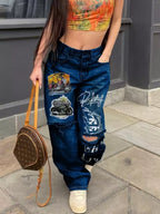Full Size Distressed Wide-leg Jeans Plus (2)