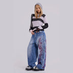 Jeans Wide Leg Pants Loose Trousers photo 2
