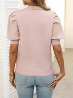 Mock Neck Puff Sleeve Sweater (13)