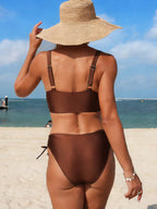 Palm Tree Cutout Lace-up Swim Set (9)