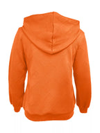 Texture Zip-up Hoodie Drawstring (5)