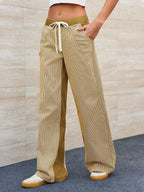 Striped Wide Leg Jeans (18)