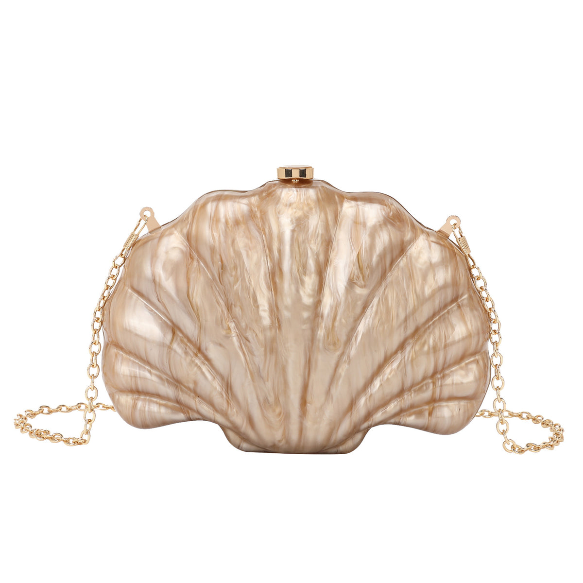 Shell Multicolor Chain Shoulder Messenger Bag photo 4