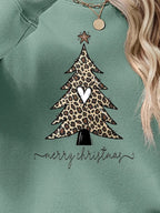 Christmas Tree Graphic Long Sleeve Sweatshirt (17)