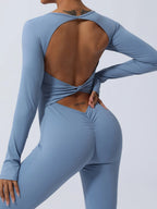 Twisted Backless Long Sleeve Jumpsuit (12)