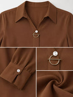 Long Sleeve Satin Blouse (53)