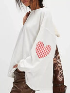 Heart Patch Long Sleeve Sweatshirt (11)