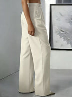 High-waisted Pleated Wide-leg Pants (3)