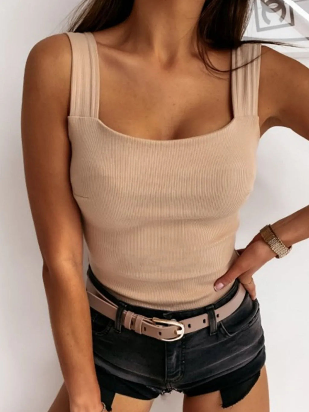 Square Neck Wide Strap Tank (4)
