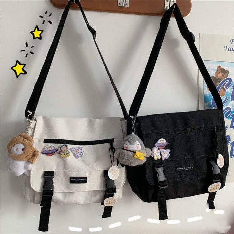 Dark Black Functional Bag Ins Retro Tooling Messenger photo 3