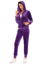 Zip-up Hooded Jacket Pants Set (28)