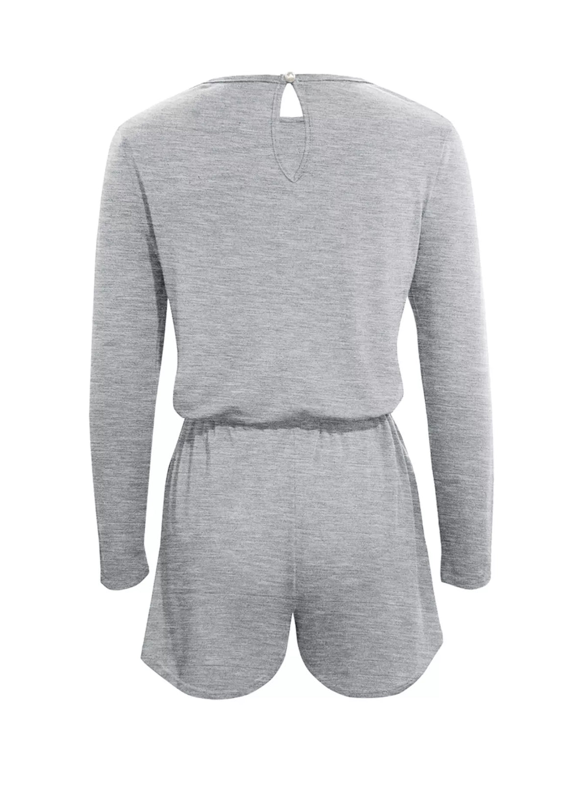Long Sleeve Drawstring Romper (10)