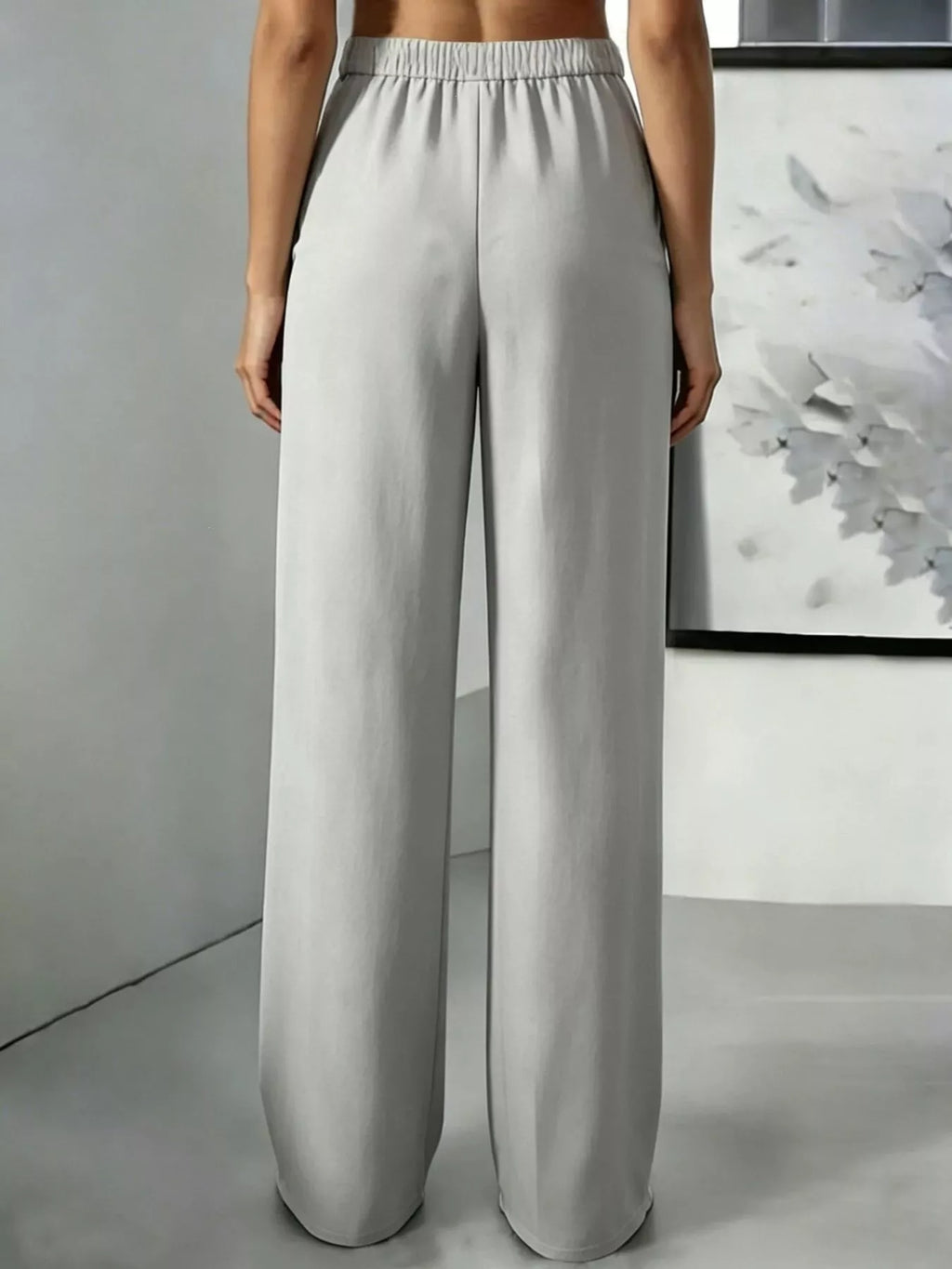 High-waisted Pleated Wide-leg Pants (28)