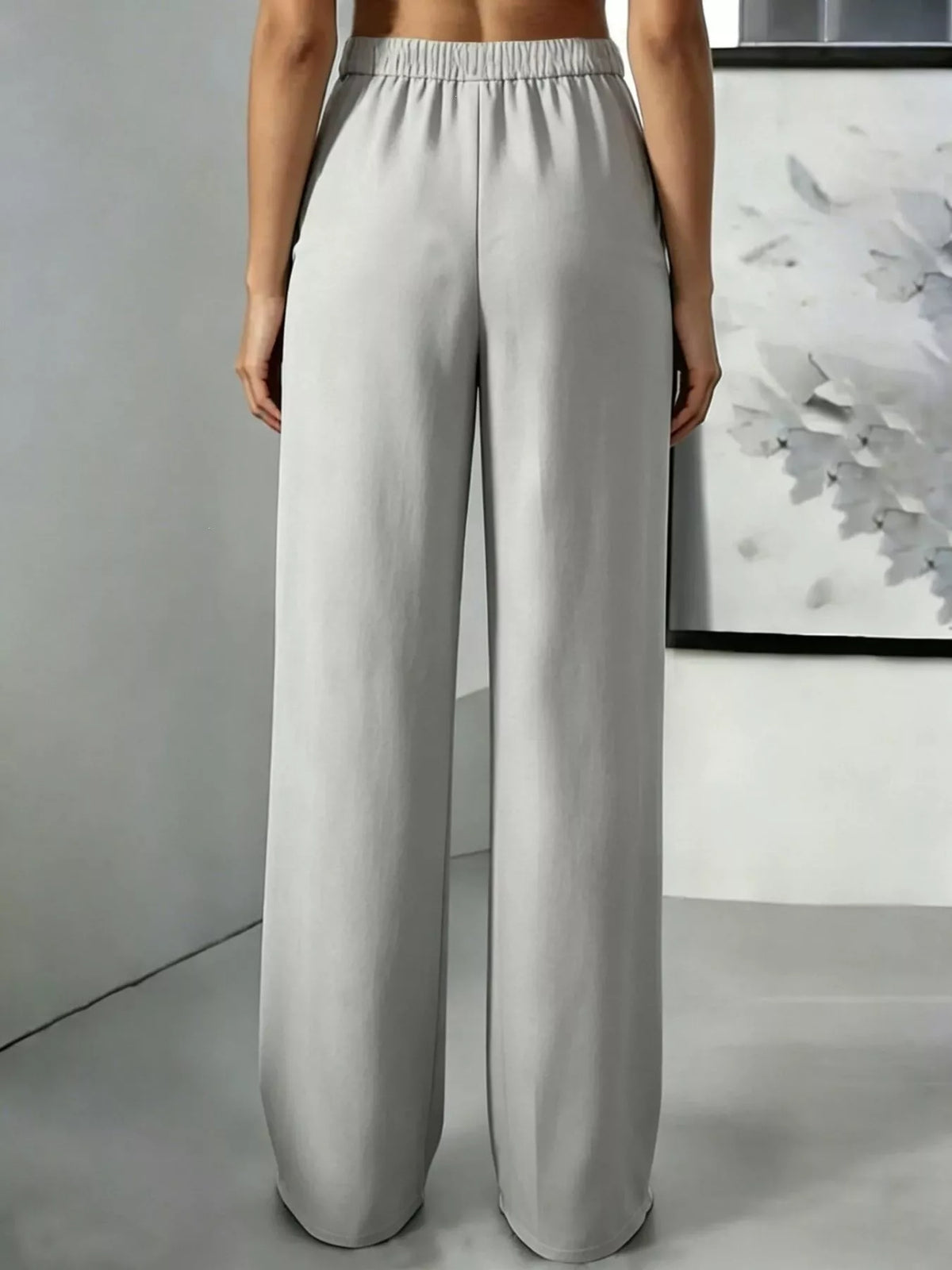 High-waisted Pleated Wide-leg Pants (28)
