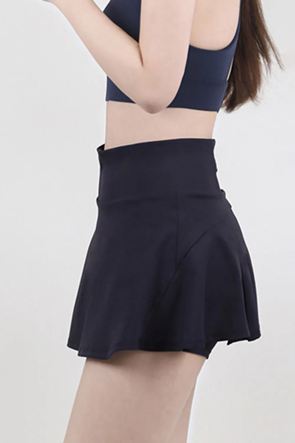 High Waist Pleated Active Skirt (14)