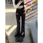 Black Retro Wide Leg Jeans photo 7