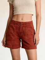 Pocketed Denim Shorts (17)