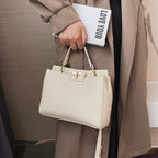 Large Capacity Simple Good Texture Commuter Messenger Bag photo 2