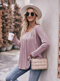 Square Neck Long Sleeve T-shirt (5)