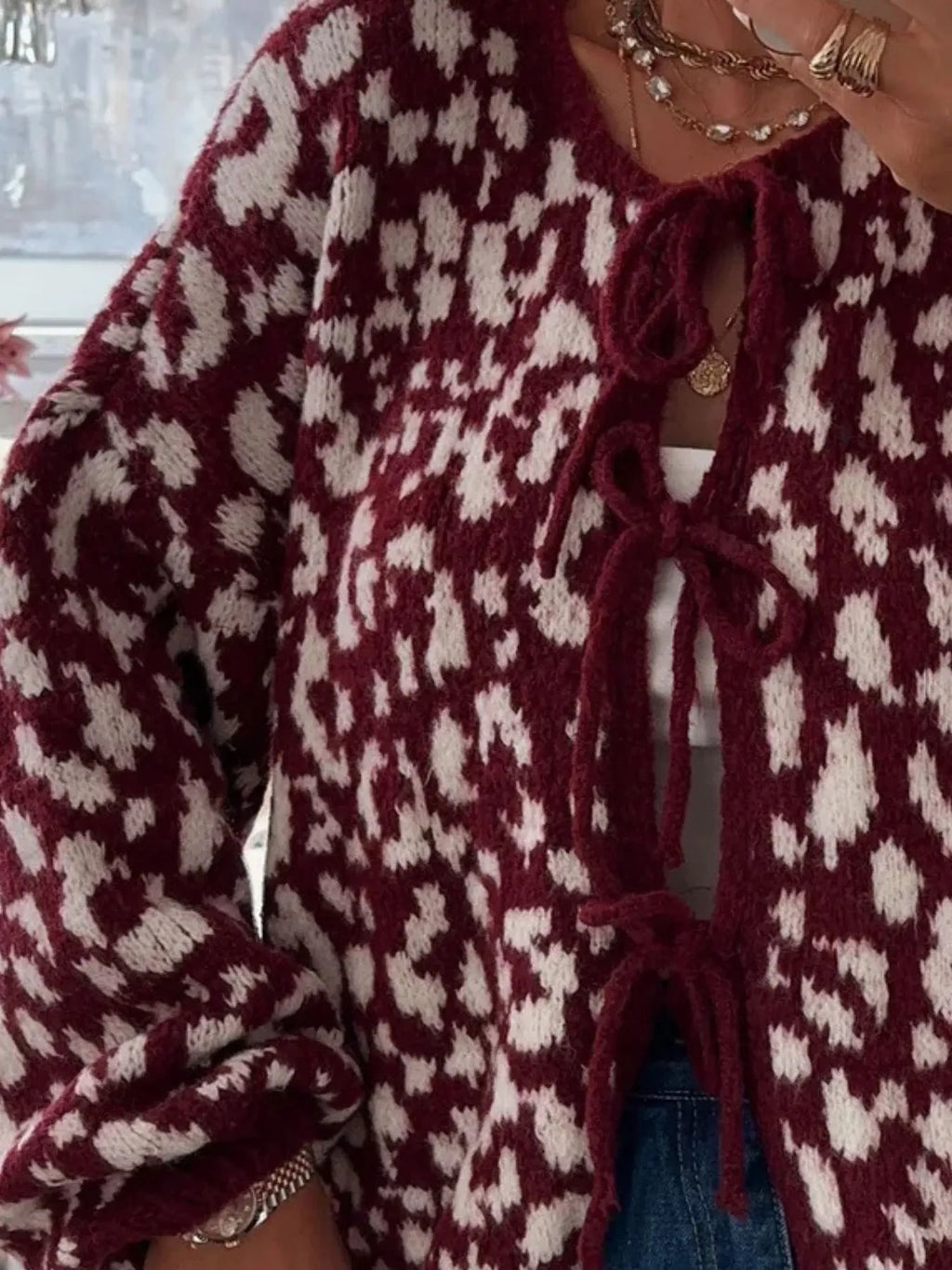 Leopard Tie Front Cardigan (25)