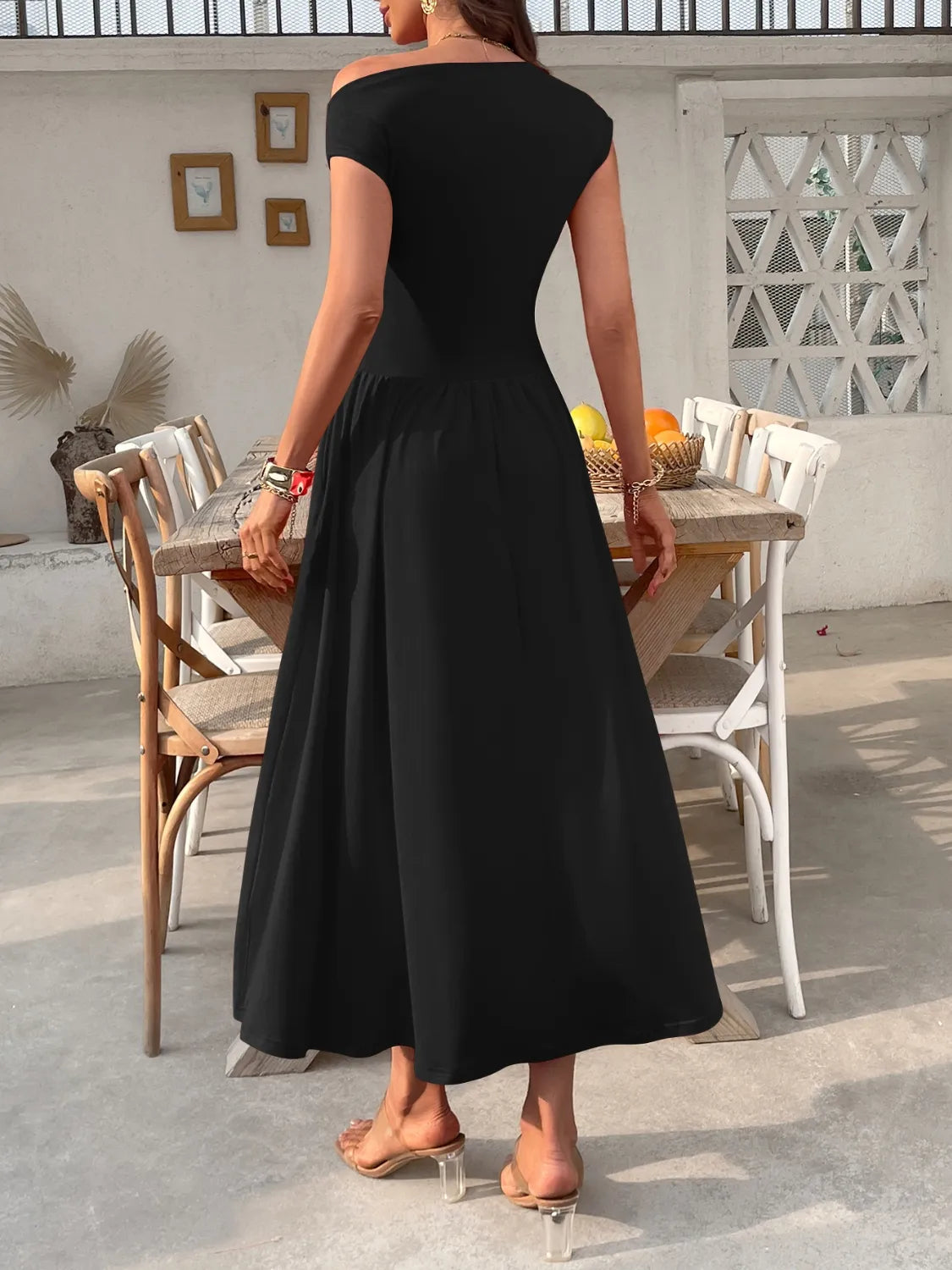 Single Shoulder Dress Pockets (5)