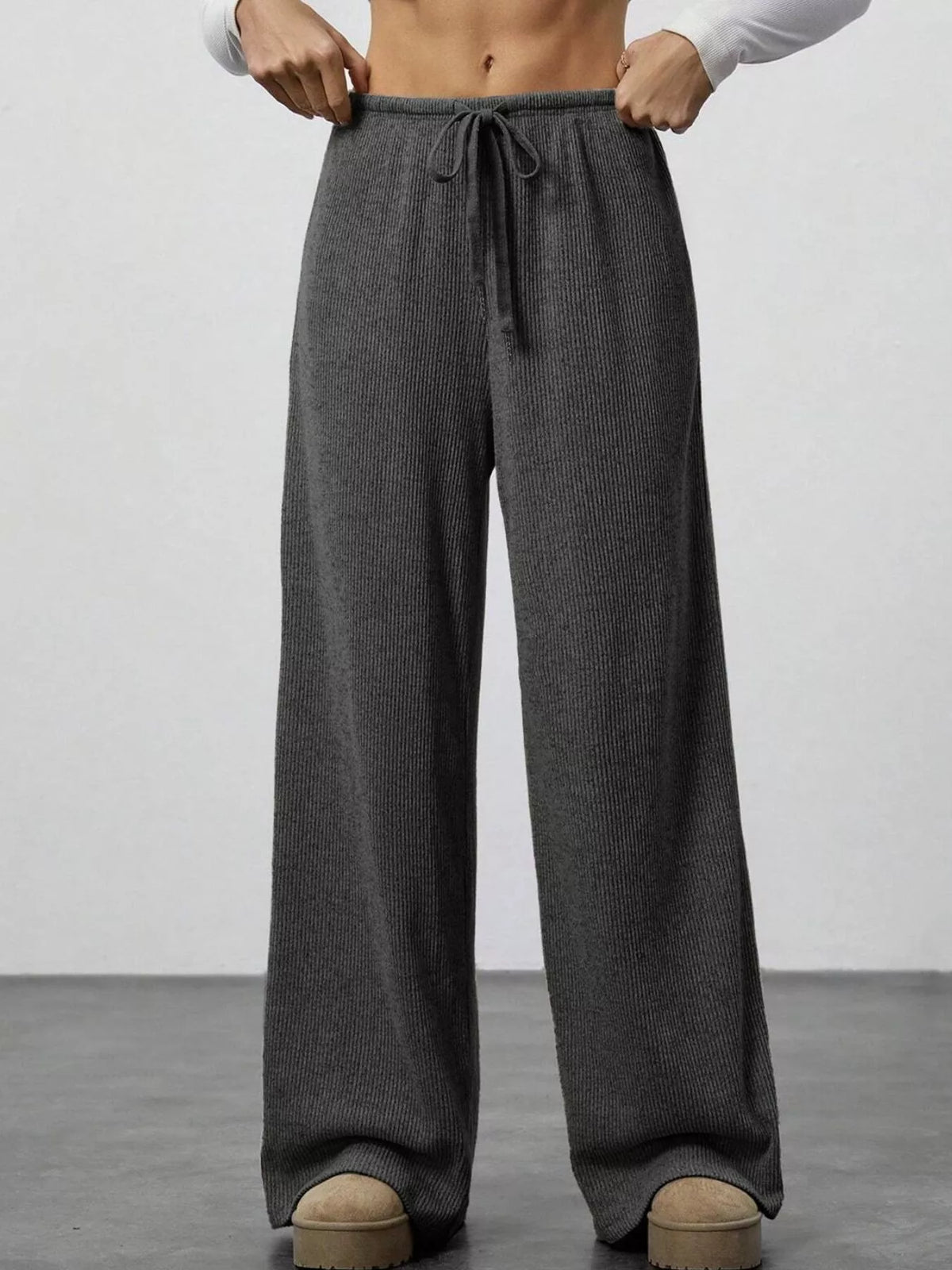 Relaxed Fit Wide Leg Pants (9)