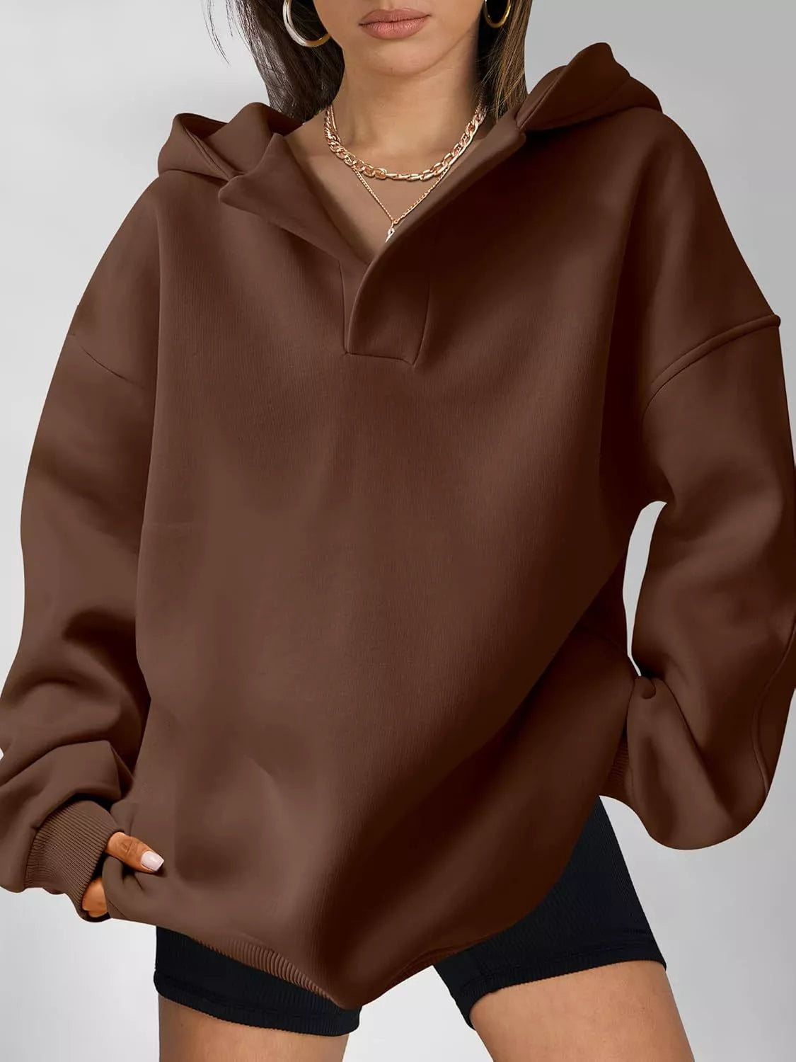 Dropped Shoulder Long Sleeve Sweatshirt (24)
