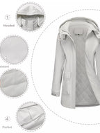 Full Size Zip Up Hooded Parka Outerwear Plus (28)
