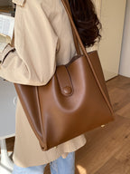Retro One-shoulder Work Commuter Tote photo 14
