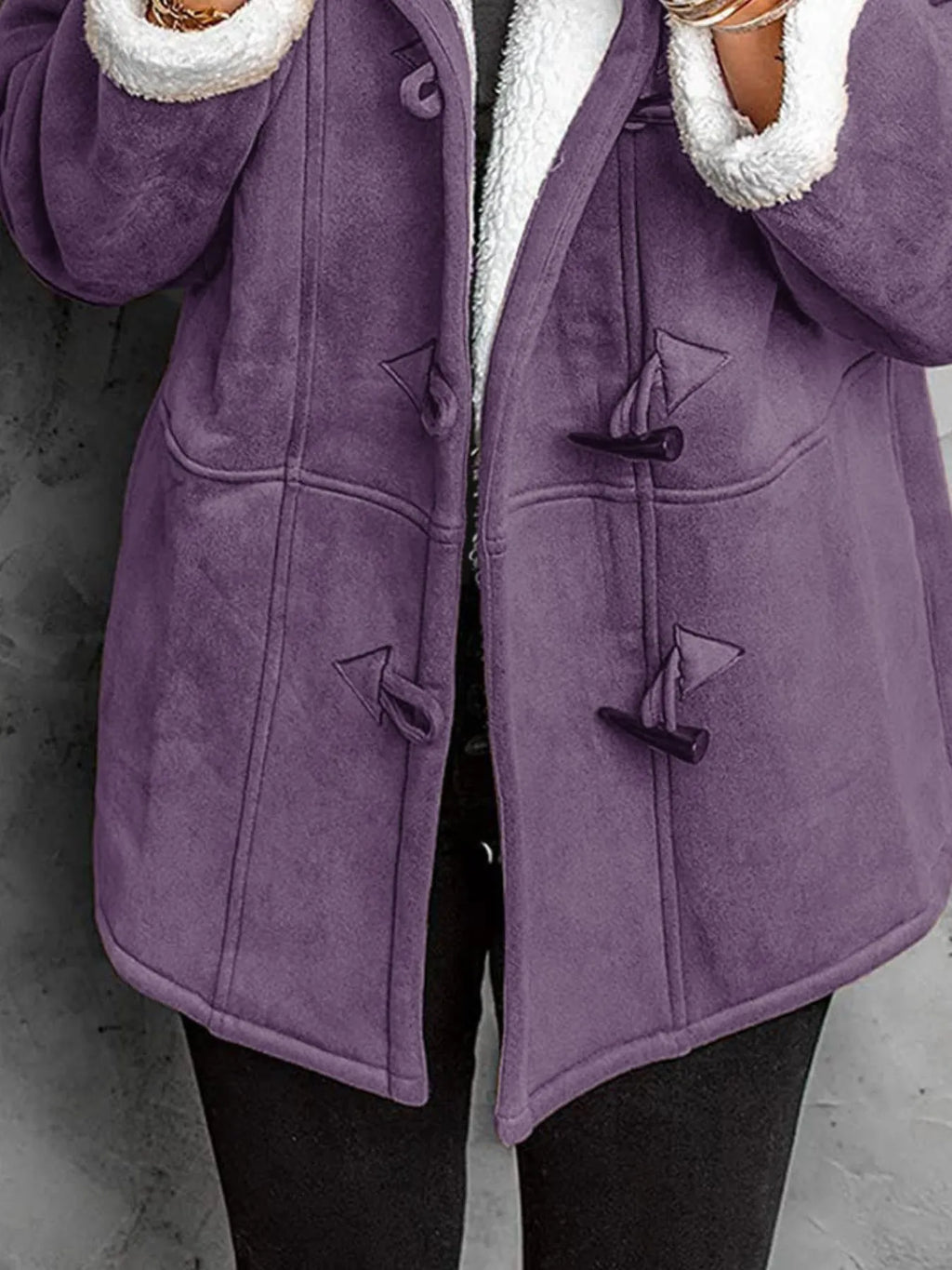 Full Size Cozy Sherpa Lined Toggle Coat Hood Plus (18)